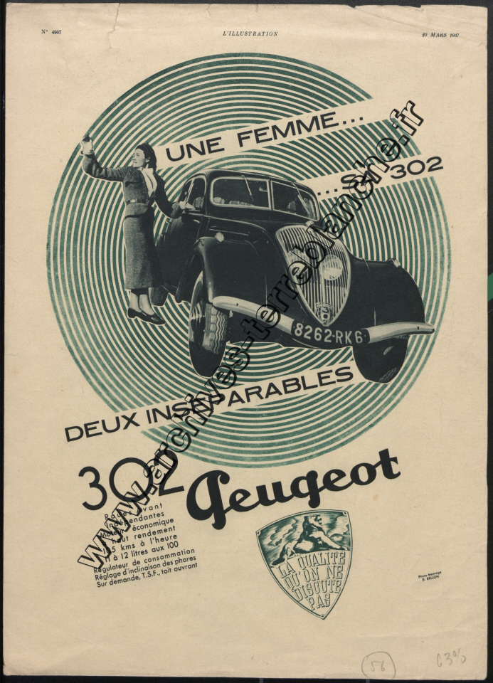 Une femme, sa 302, deux inséparables