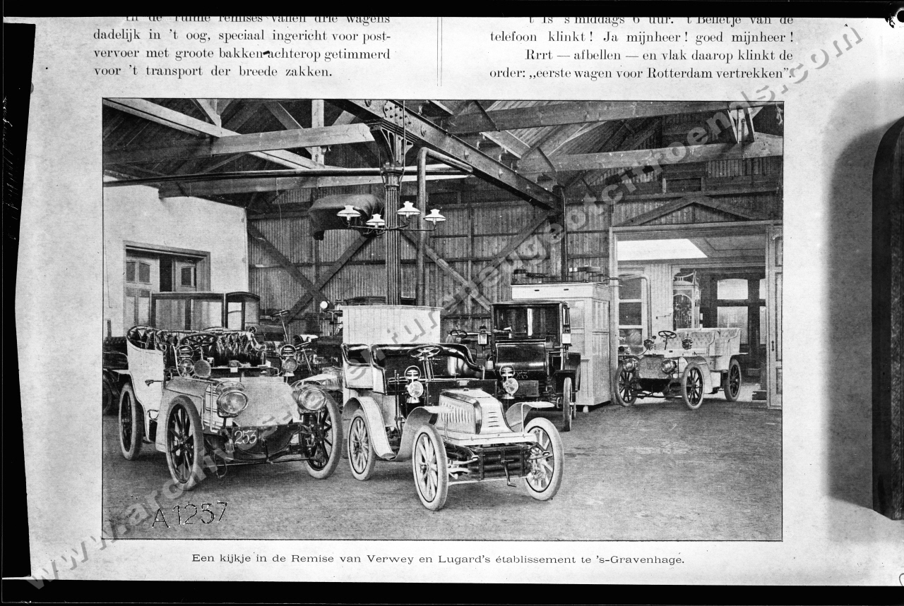 Een kijkje in de Remise van Verweij en Lugard's établissement te's - Gravenhage