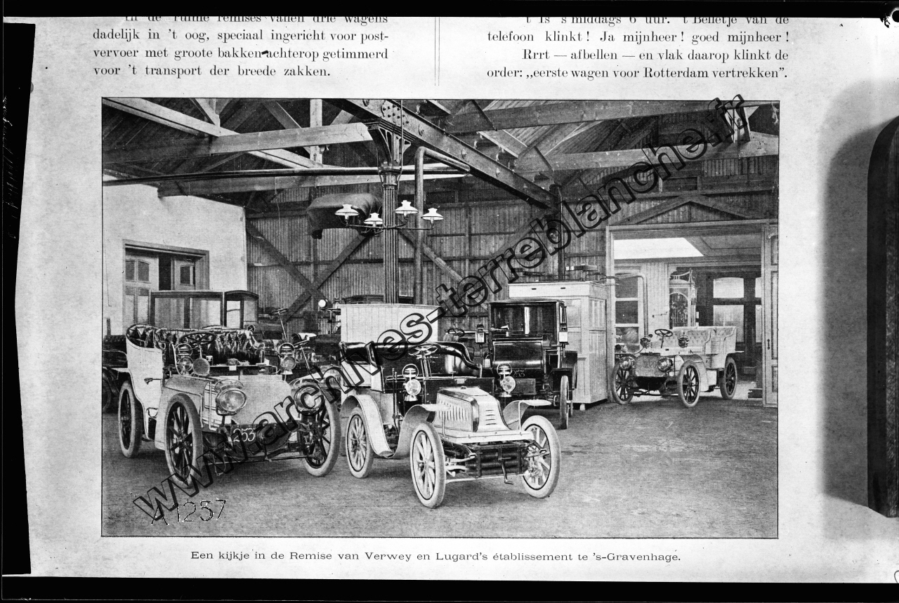Een kijkje in de Remise van Verweij en Lugard's établissement te's - Gravenhage