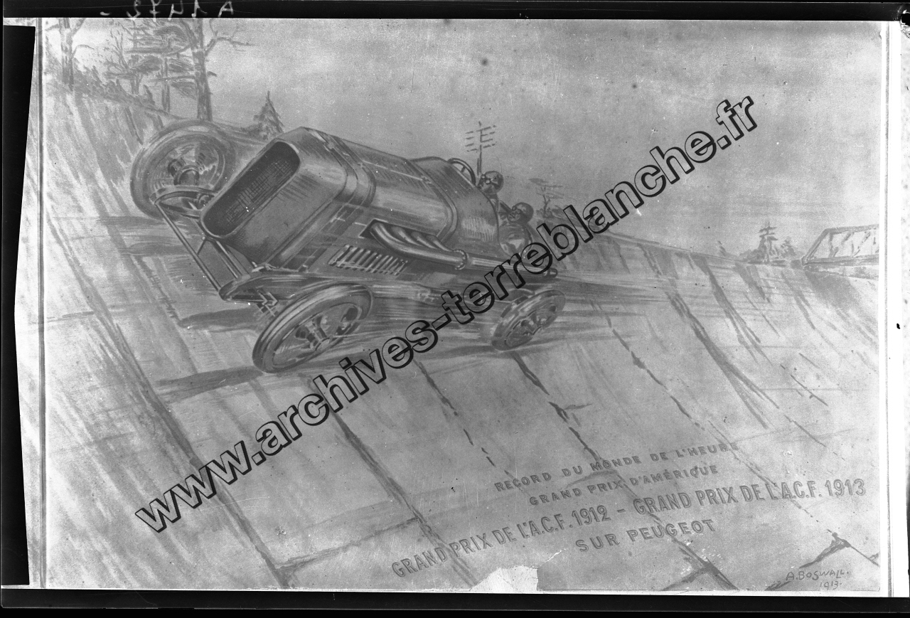 Record du monde de l'heure Grand Prix d'Amérique - Grand Prix de l'ACF 1912 - Grand Prix de l'ACF 1913 sur Peugeot.