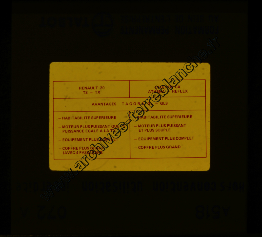 Talbot Tagora (Partie 1)