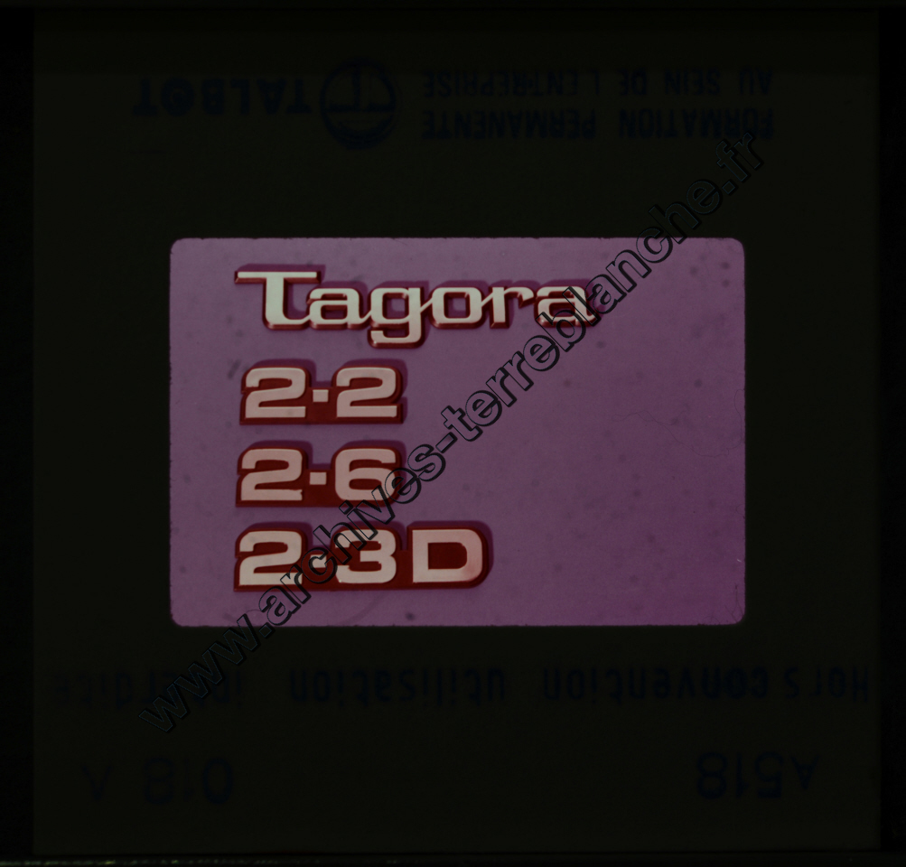 Talbot Tagora (Partie 1)
