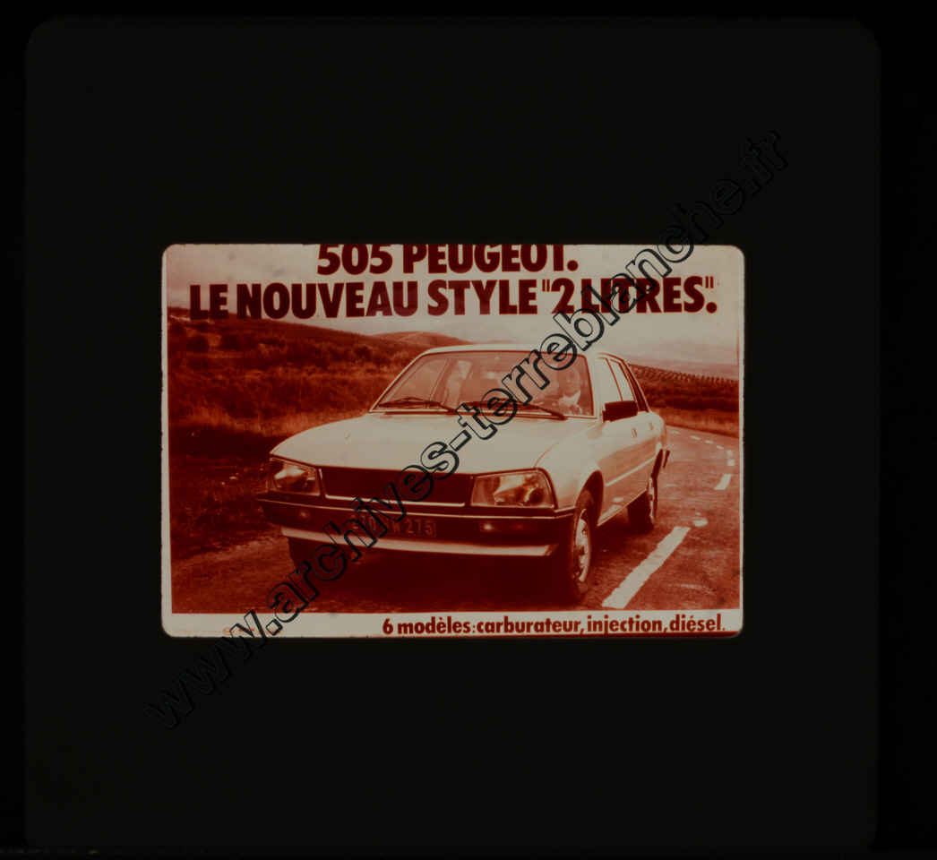 Lancement 505 Peugeot