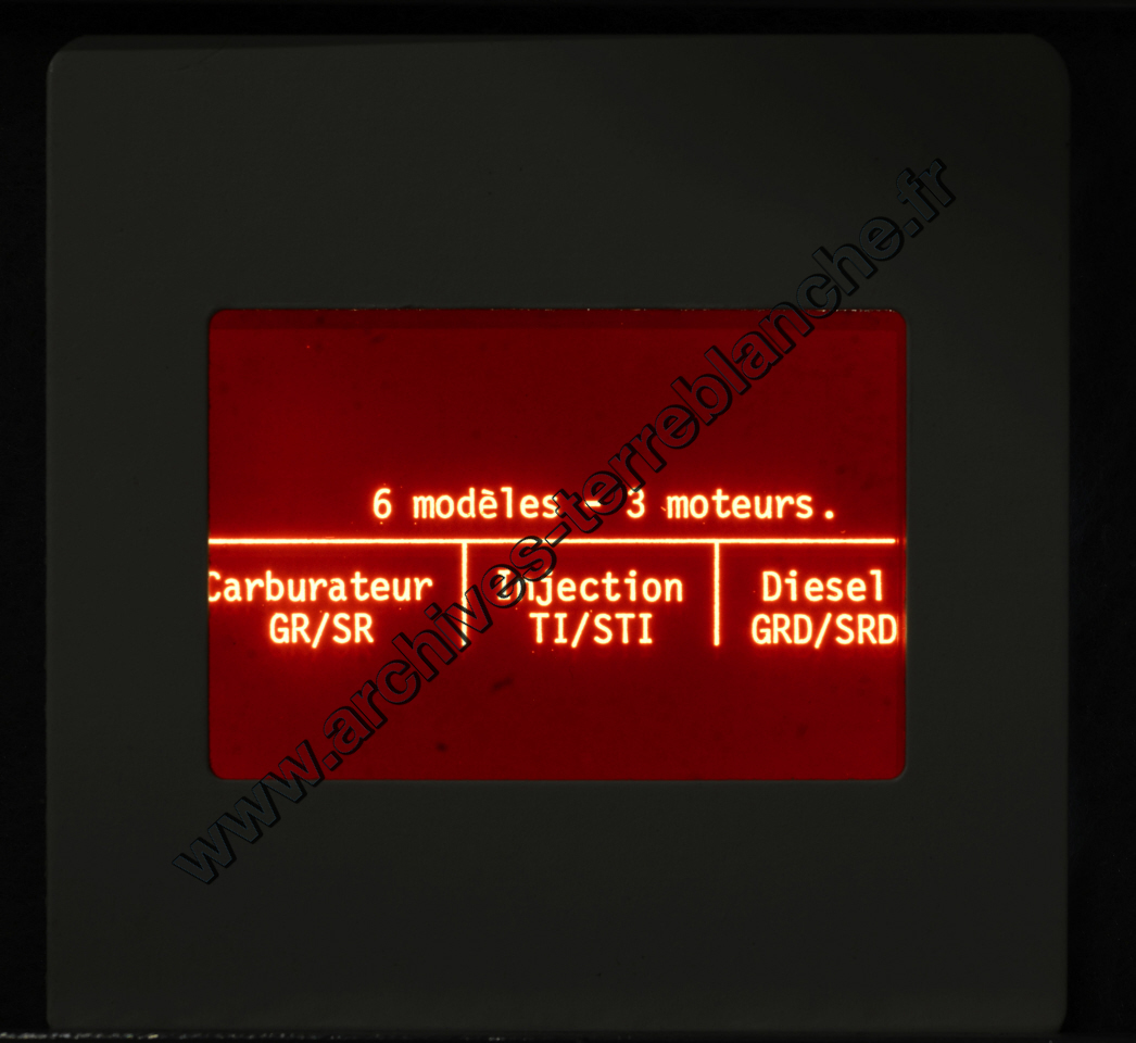 Lancement 505 Peugeot