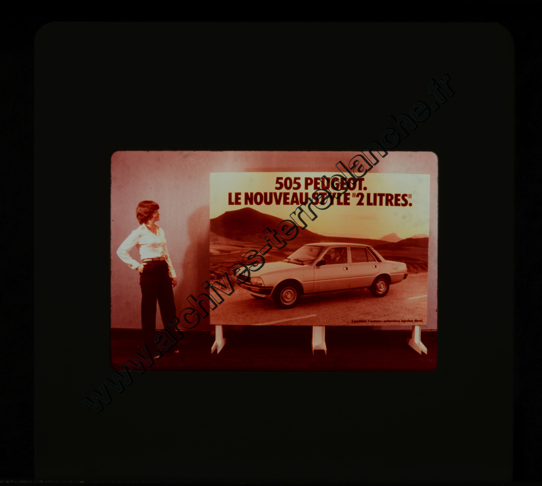 Lancement 505 Peugeot