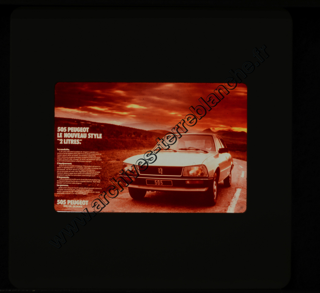 Lancement 505 Peugeot